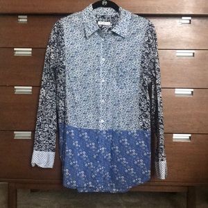 Liberty print Equipment button shirt